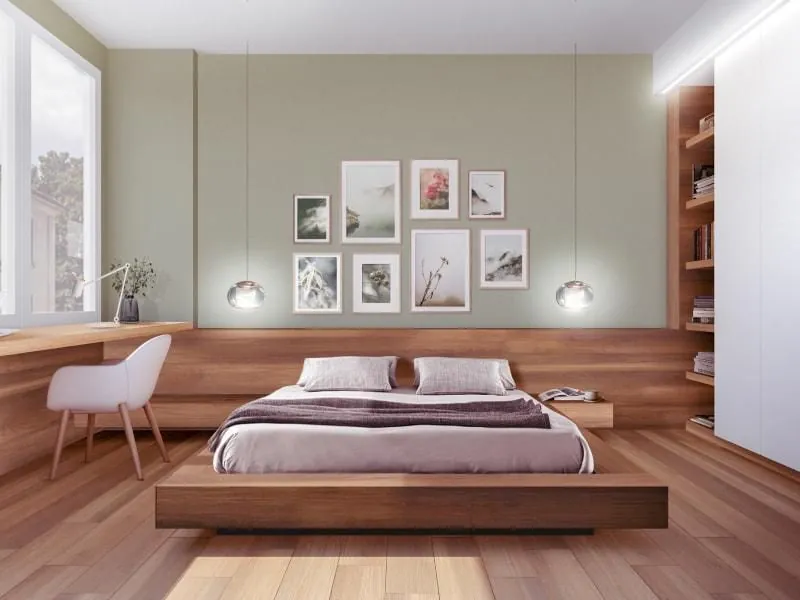 Wardrobe and study storage solution