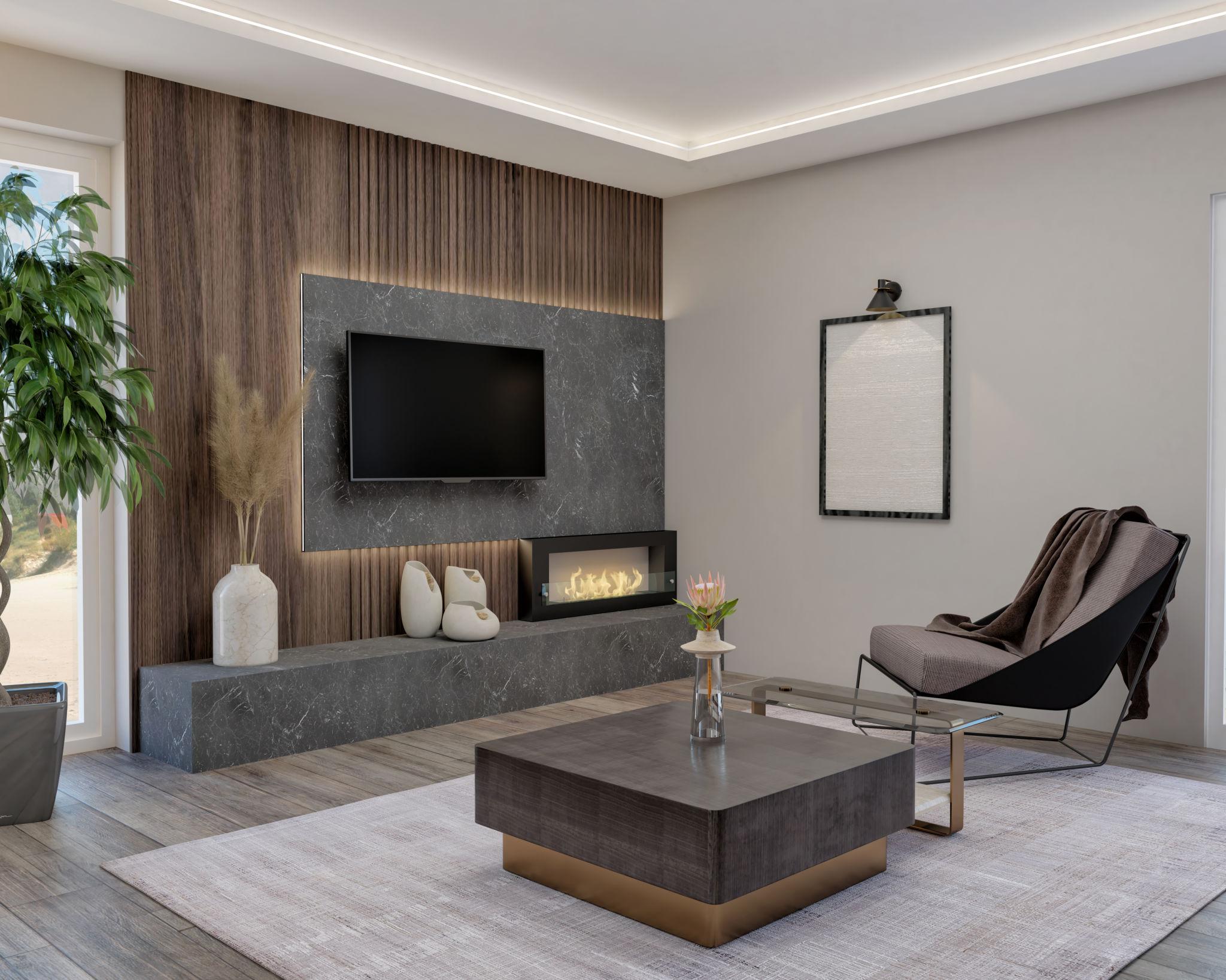 Luxury TV panel design