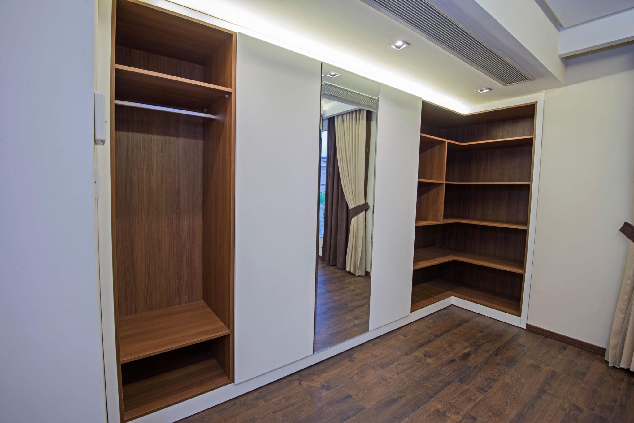 Modern wardrobe interiors